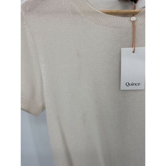 Quince Ivory Short Sleeve Tee - Picture 3 of 3
